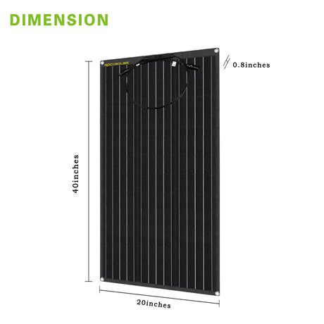 ROCKSOLAR 1000W 12V RV Solar System (Flexible Panels)