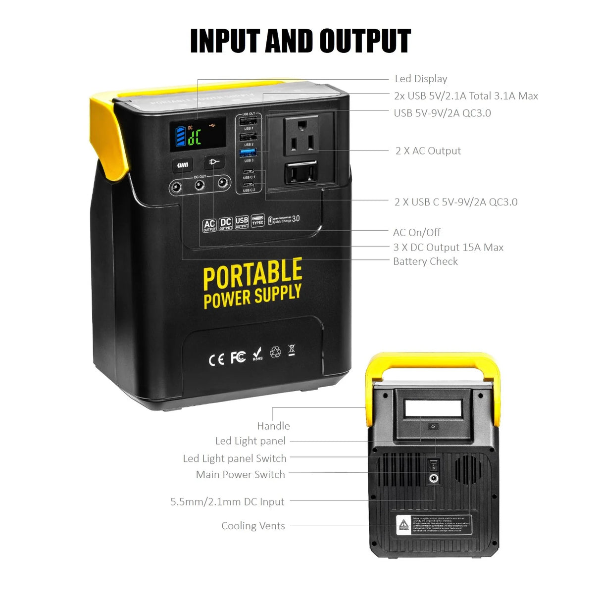 Adventurer 100W 133Wh Portable Power Station