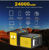 charging option for 80w solar powered generators kit 