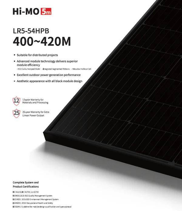 3.5 kW Off-Grid Solar System (5kWh Energy Storage with 3.5kW Inverter + 2640W Solar Array)