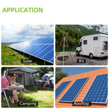 ROCKSOLAR 50W 12V Rigid Solar Panel Basic Kit with PWM Controller