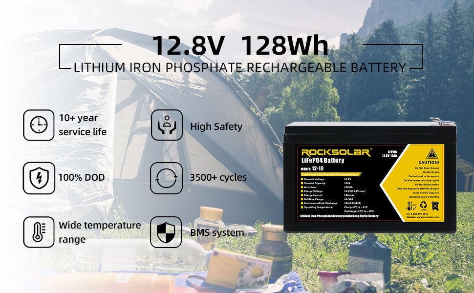 12v 10ah deep cycle battery​ features
