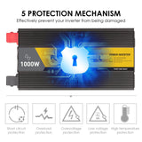 protection method on dc to ac  power inverter 